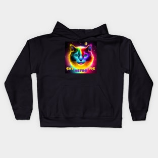 cosmic cat Kids Hoodie